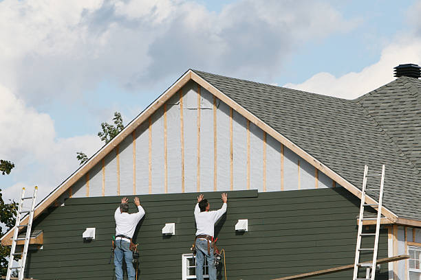 Professional Siding Repair technician working in Freeland, WA